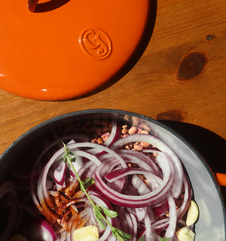 Brothy Beans with Butternut Squash