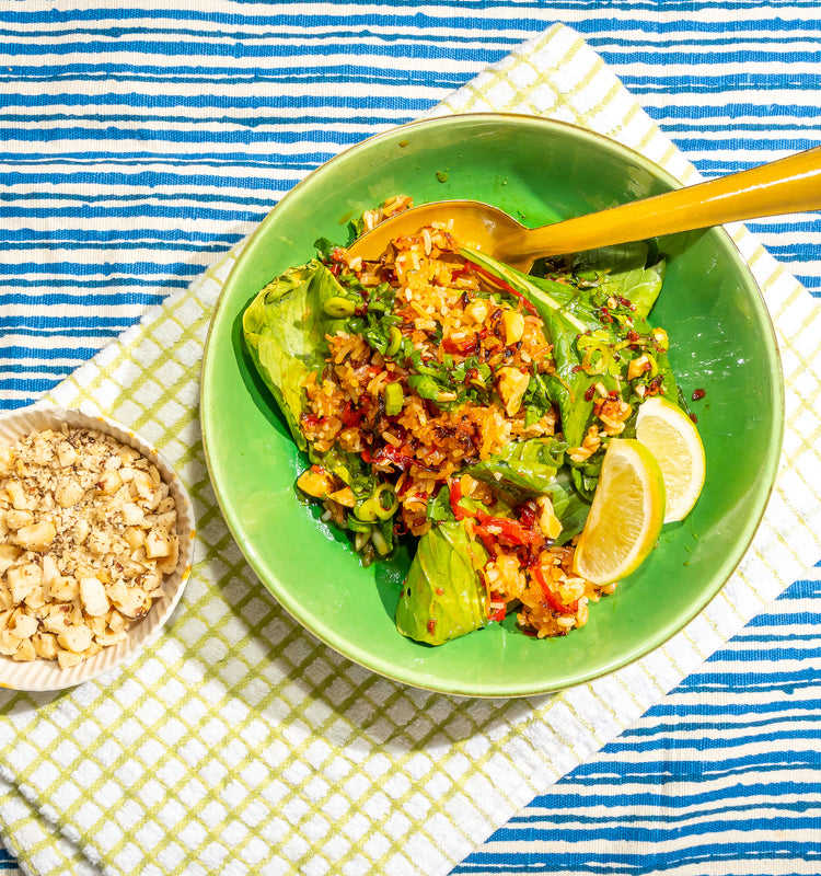 Leftover Crispy Rice Salad